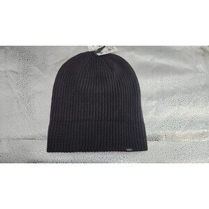 Vans Off The Wall Hat Cap Beanie One Size Fits All Black Cuff NWT